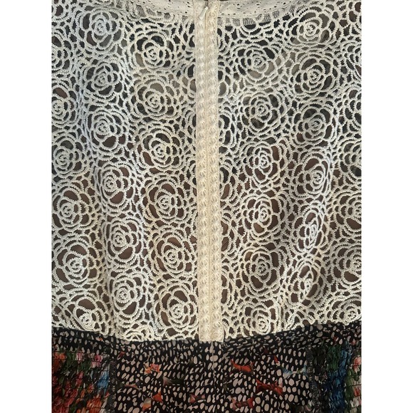 2 Anthropologie Beguile Byron Lars Lace Study Sheath Pencil Laser Cut Dress - Picture 6 of 6